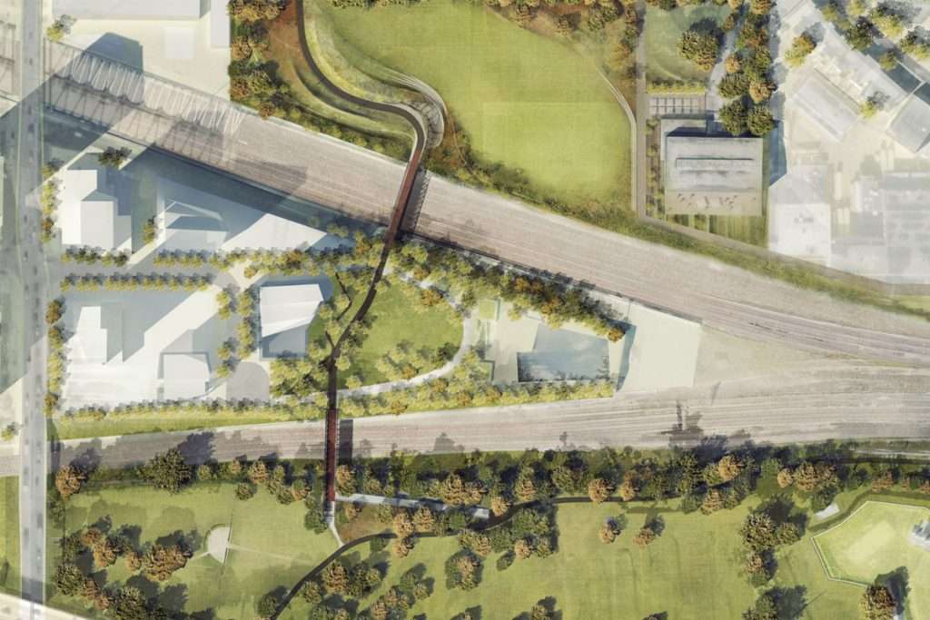Architectural site plan example