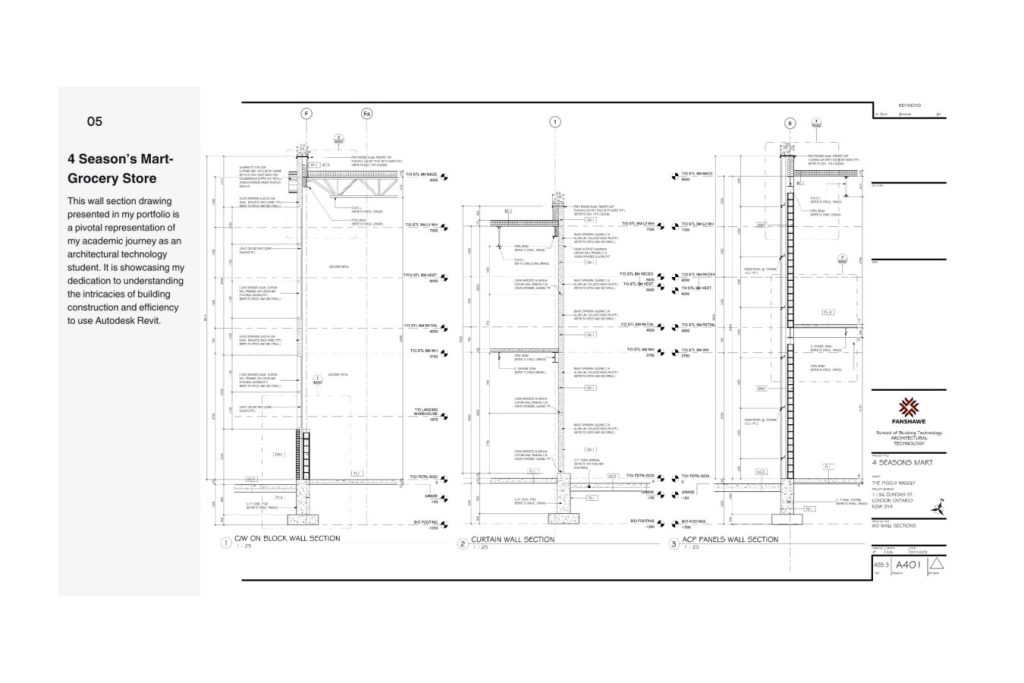 Architectural Technician Portfolio guide 