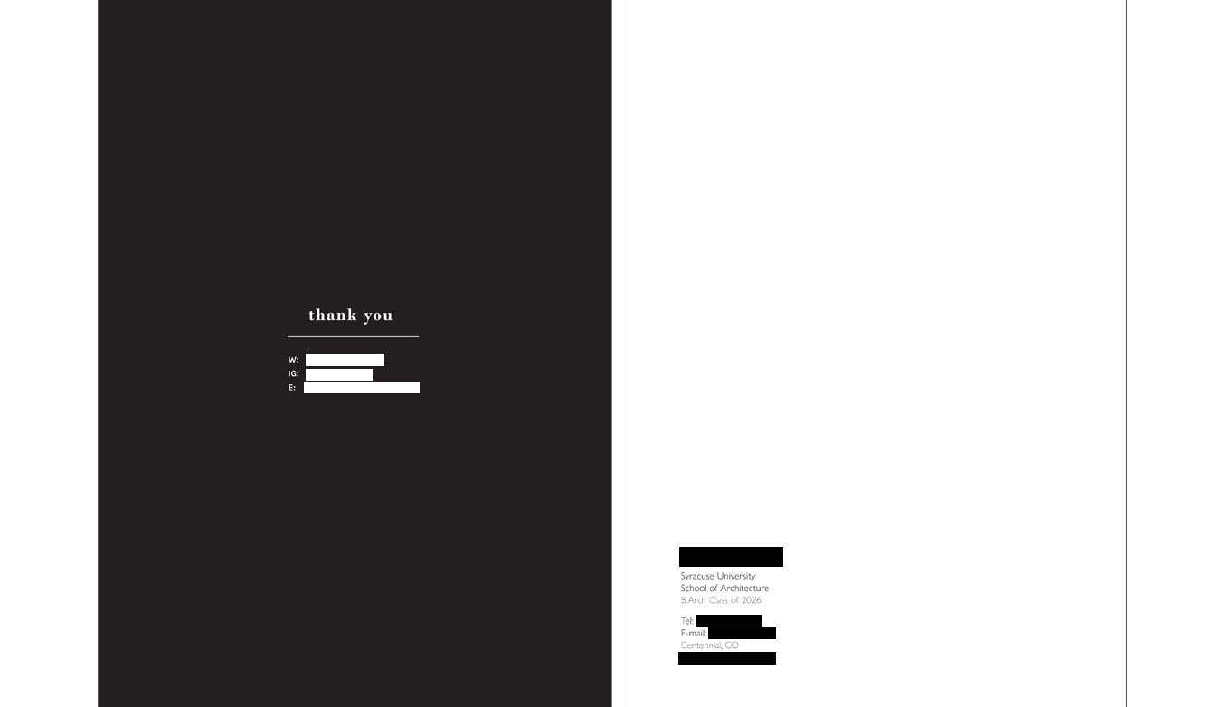 Architecture Portfolio Examples