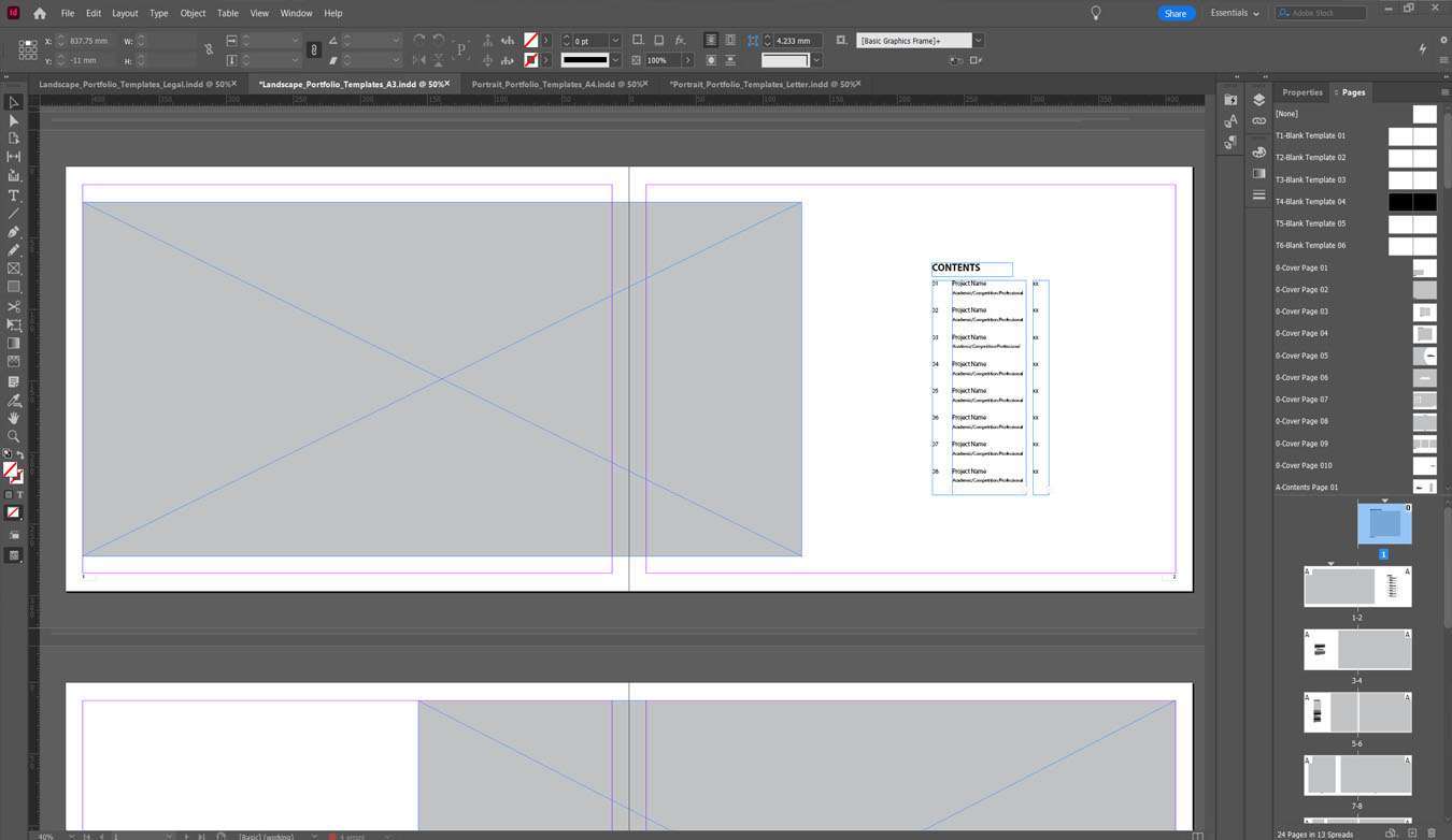 Architecture Portfolio InDesign Template