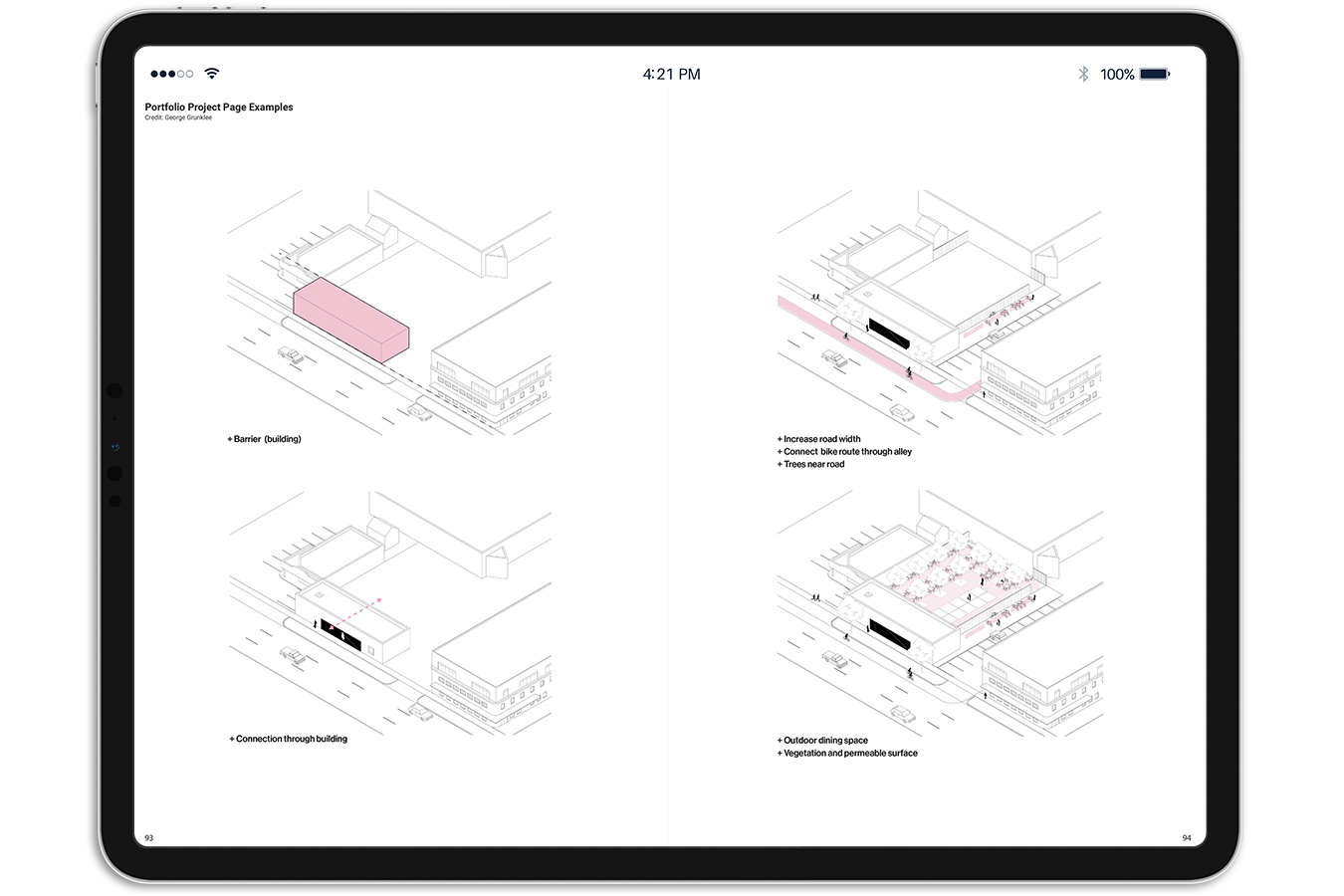 Architecture Portfolio Kit Examples