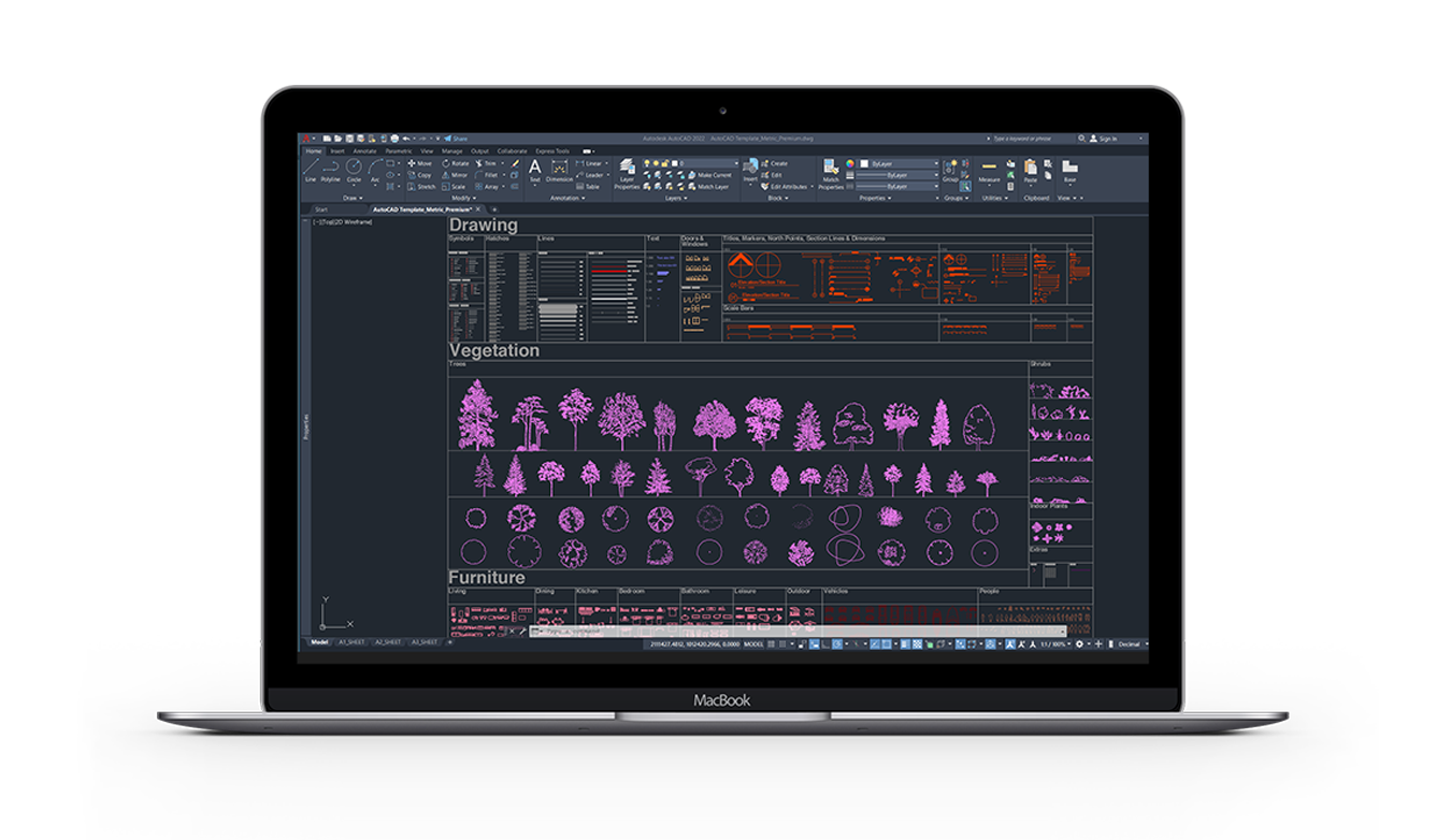 CAD Architecture Template