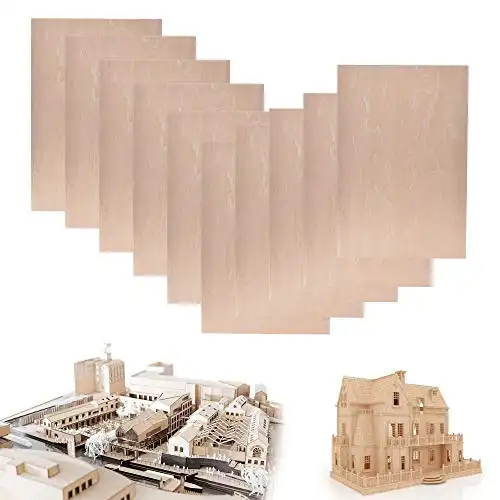 10 Pack Basswood Sheet